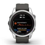 Garmin Fenix 7S Pro Solar Gümüş Gri Kol Saati