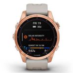 Garmin Fenix 7S Solar Rose Gold Kum Rengi Akıllı Saat