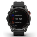 Garmin Fenix 7S Solar Siyah Multisport Akıllı Saat