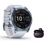 Garmin Fenix 7X Sapphire Solar Gps Çoklu Spor Akıllı Saat Dokunmatik Ekranı - Dlc Titan - Müzik Çalar - Navigasyon - Taş Beyazı/Be
