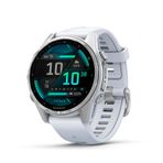 Garmin fenix 8 Amoled 43 mm Gümüş Beyaz Taşlı Akıllı Saat