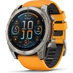 Garmin Fenix 8 Amoled Sapphire Titanyum 51 mm Turuncu Grafit Akıllı Saat
