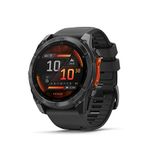 Garmin Fenix 8 Amoled Slate Gri 51 mm Siyah Akıllı Saat