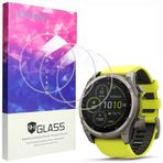 Garmin Fenix 8 Ekran Koruyucu, Lamshaw [3 Paket] 9H Temperli Cam Ekran Koruyucu Film Garmin Fenix 8 51 mm AMOLED, Fenix 8 51 mm Solar Akıllı Saat ile Uyumlu (43 mm, 47 mm DEĞİL)