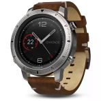 Garmin Fenix Chronos, Steel With Vintage Deri Watch Band