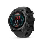 Garmin Fenix E Amoled Slate Gri 47 mm Siyah Akıllı Saat