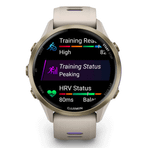 Garmin Forerunner 970 Soft Gold Titanyum Gri Akıllı Saat
