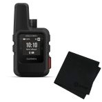 Garmin İnreach Mini 2 Su Isıtıcısı Ipx7 Hafif Isıtma Compact Black Hiking Com İletişimor With Sunlight- Readable Display & Gritr Microfiber Temizlik Kumaşı