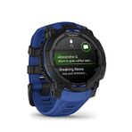 Garmin Instinct 3 45 mm Amoled Siyah Mavi Akıllı Saat
