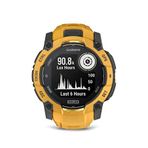 Garmin Instinct 3 45 Mm Solar Gri Silikon Kayışlı Akıllı Saat - Turuncu