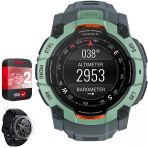Garmin Instinct 3-50 Mm Açık Gps Smartwatch, Amoled, Neo Tropic With Twilight Band 010-03020 Sche With 2 Yr Cps Geliştirilmiş Koruma Paketi & Deco Essentials Ekran Koruyucu