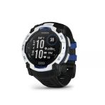 Garmin Instinct® 3 – 50 Mm, Solar, Rugged Açık Gps Smartwatch, Built-İn Flashlight, Supernova Collection Limited Edition Color, Whitestone With Black/Bolt Blue Silikon Band Band Band