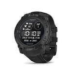 Garmin Instinct 3 50 Mm Solar Tactical Edition Silikon Kayışlı Akıllı Saat - Siyah