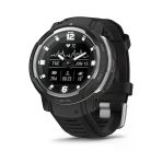 Garmin Instinct Crossover, Rugged Hybrid Smartwatch, Analog Hands And Digital Display, Blackwatch