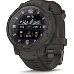 Garmin Instinct Crossover Solar, Solar Şarj Özelliğine, Analog Ibrelere ve Dijital Ekrana Sahip Sağlam Hibrit Akıllı Saat, Grafit - 36 mm - Beyaz