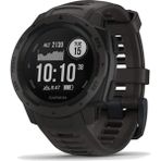 Garmin Instinct Rugged Outdoor Gps Watch With Built-In Navigation Sensörleri, Kalp Oranı Izleme, Aktivite Izleme ve Stres Izleme - Graphite (Yenilendi) - Siyah