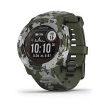 Garmin Instinct Solar, Solar-Powered Rugged Outdoor Smartwatch, Built-İn Sports Apps And Health Watch, Lichen Camo