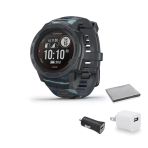 Garmin Instinct Solar Surf, Solar-Powered Rugged Outdoor Smartwatch Boru With Usb Adaptör