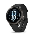 Garmin Venu 4, 41 mm, Gelişmiş Sağlık ve Fitness GPS Akıllı Saat, Parlak ve Renkli Ekran, Dahili El Feneri, 10 Gün Pil Ömrü, Siyah Silikon Bantlı Arduvaz