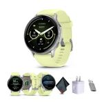 Garmin Venu 4, 45 mm, Gelişmiş Fitness Takipçisi GPS Akıllı Saat, 1,4" AMOLED Ekran, Dahili El Feneri, 12 Günlük Pil Ömrü, Citron Si ile Gümüş...