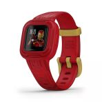 Garmin Vivofit Jr. 3 Marvel Iron Man - 4 Yaş Ve Üzeri Çocuklar İçin Su Geçirmez Dijital Aktivite Takip Cihazı, Adımsayar, 1,4 Cm Geniş Ekran, Acil Durum Bağlantısı, 1 Yıla Kadar Pil Ömrü, Test