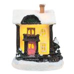 GARNECK 1 Bilgisayar Ev Süsleri Noel Kar Evler Doğuş Dekoru Noel Evi Dekoru Noel Masa Merkezinde Noel Masaüstü Süsü Noel Evi Kolye Aydınlık Ev Süsü Noel Led Ev Reçine Aydınlatma Noel Ağacı