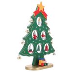 Garneck 1 Bilgisayar Noel Ağ ı Süsleri Noel Masaüstü Süsleri Masa Üstü Ağaç Süslemeleri Noel Masa Ağaçları Süsler Noel Ağ ı Minyatür Noel Ağ ı Figürleri Odun Plak 3 Boyutlu Yemek Masası