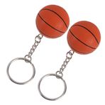 Garneck 2 Basketbol Anahtarlık Çift Anahtarlık Futbol Anahtarlık Araba Anahtarlık Çanta Asılı Anahtarlıklar Için Anahtarlıklar Spor Anahtarlıklar Heykel Voleybol Çocuk Dış Macun Pu