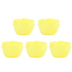 Garneck 5 Adet Yüzen Gül Mumları Dalgıç Led ışıklar Ev Dekorasyon ışıkları Yüzen Çiçek Gecesi Yüzen Alevsiz Mumlar Led Renk Değiştiren ışıklar Led Tealight Çocuk Odası Gece Lambası
