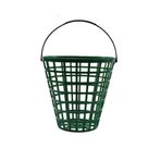 Garneck Golf Topu Metal Serisi Saplı Sepet Top Tutucu Taşıma Kovaları Golf Topu Saklama Konteyneri Stadyum Aksesuarları Açık Hava Sporları için (50 adet tutabilir)