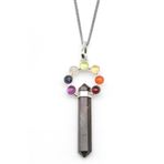 Garnet-Lal - Çakra Doğal Taş Çivi Model Kolye KLY-1423