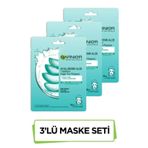 Garnier 3 Adet Hyaluronik Aloe Tazeleyici Kağıt Yüz Maskesi