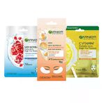 Garnier 3'lü Mix Kağıt Yüz Maskesi Seti Garnier 3'lü Mix Kağıt Yüz Maskesi Seti 3 Adet