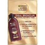 Garnier Ambre Solaire 200 ml Bronzlaştırıcı Yağ Ideal Bronzluk SPF 100 Hızla Emilen Besleyici Formül 1 Paket (1 x 200 ml)
