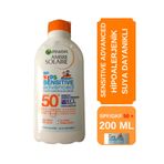 Garnier Ambre Solaire Sensitive Advanced Çocuk Hipoalerjenik Güneş Koruyucu spf/gkf 50+ 200 ML