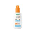 Garnier Ambre Solaire Sensitive Advanced Çocuk Hipoalerjenik Güneş Koruyucu Sprey SPF 50+ 150 ml