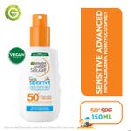 Garnier Ambre Solaire Sensitive Advanced Çocuk Hipoalerjenik Güneş Koruyucu Sprey SPF50+ 150 ml