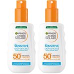 Garnier Ambre Solaire Sensitive Advanced Güneş Koruyucu Sprey Gkf50+ 200 ml (2 paketi)