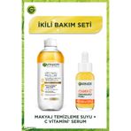 Garnier C Vitamin Serum (Niasinamid + Salisilik Asit) + Çift Fazlı Micellar Makyaj Temizleme Suyu & Çanta