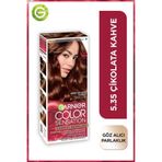 Garnier Çarpıcı Renkler 5.35 Çikolata Kahve Kalıcı Krem Saç Boyası