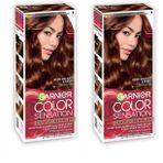 Garnier Çarpıcı Renkler 5.35 Çikolata Kahve Saç Boyası (2 paketi)