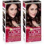 Garnier Çarpıcı Renkler Saç Boyası 4.0 Yoğun Kahve (2 paketi)