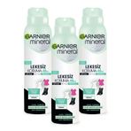 Garnier Ferah Koku 3x150 ml Mineral Lekesiz Koruma Deodorant