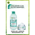 Garnier Hyaluronik Aloe 2li Cilt Bakım Seti - Günlük Nemlendirici Jel & Micellar Makyaj Temizleme Suyu 400ml
