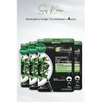 Garnier Kağıt Yüz Maskesi Siyah Saf Kömür Matlaştırıcı 28 gr X 4 Adet