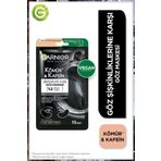Garnier Kömür & Kafein Şişkinliklere Karşı Göz Maskesi, Şişkin Göz Altları, Vegan (%3 Gliserin + Kafein)