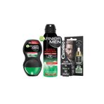 Garnier Men Güçlü Koruma Roll On 50 Ml + Deodorant 150 Ml + Saç & Sakal Serumu 10 Ml