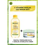 Garnier Micellar C Vitamini Kusursuz Makyaj Temizleme Suyu & C Vitamini Parlak Günlük Aydınlatıcı Krem