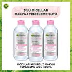 Garnier Micellar Kusursuz Makyaj Temizleme Suyu 400 ml Hassas Ciltler İçin Arındırıcı Etki
