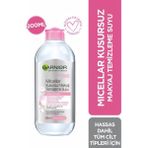 Garnier Micellar Kusursuz Makyaj Temizleme Suyu Hassas Ciltler İçin 2 Adet 200 ml Temizleyici
